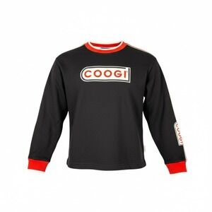 Vintage Coogi Sport Black Long Sleeve Crewneck Sweatshirt Kids Size 12 14 NEW